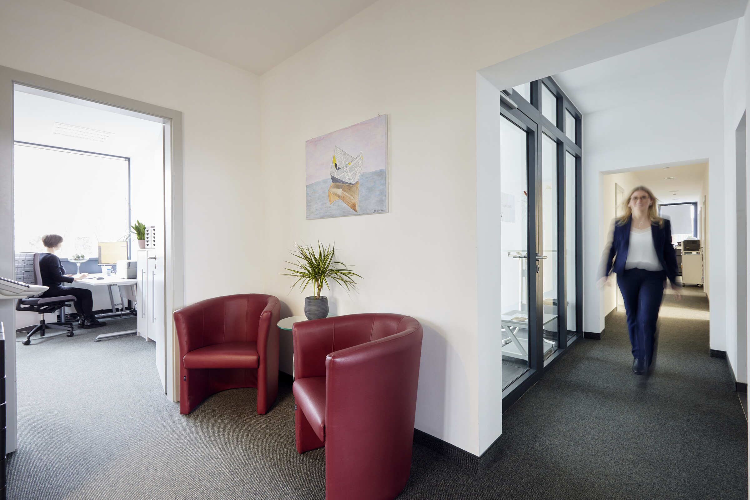 Innenansicht der Kanzlei